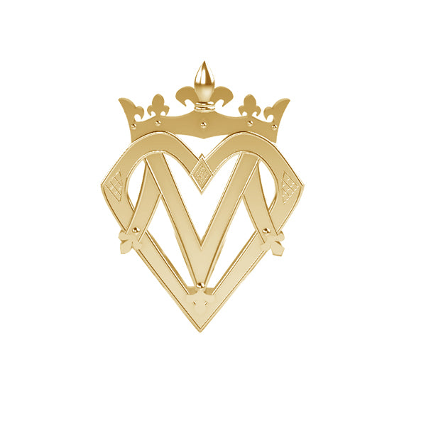 SCOTTISH QUEEN MARY LUCKENBOOTH BROOCH IN YELLOW GOLD SCOTTISH QUEEN MARY LUCKENBOOTH BROOCH IN YELLOW GOLD