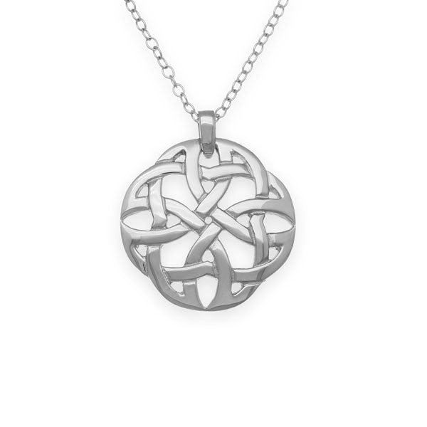 Celtic Knot Work Round Eternal Weave Pendant Celtic Knot Work Round Eternal Weave Pendant