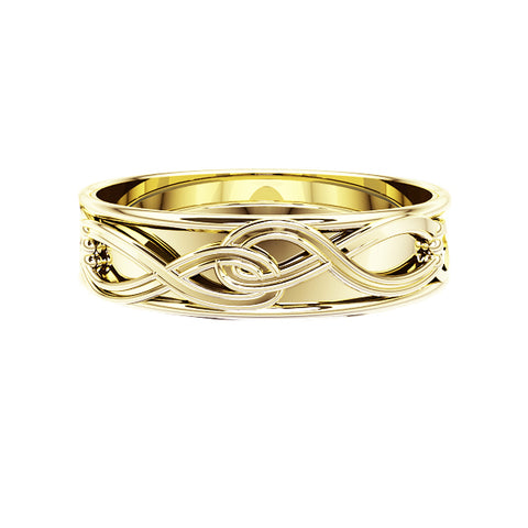 Edinburgh Celtic Love Knot Wedding Ring