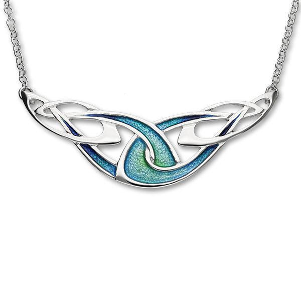 Silver Archibald Knox Celtic Torque Necklace