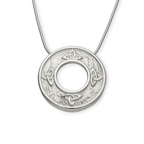 Celtic Knot Work Round Eternal Trinity Pendant Celtic Knot Work Round Eternal Trinity Pendant