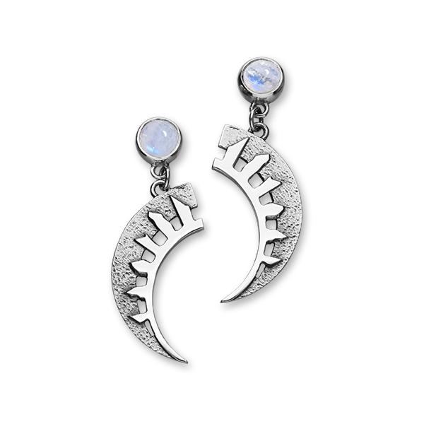 Ring of Brodgar Moonstone Drop Earrings Ring of Brodgar Moonstone Drop Earrings