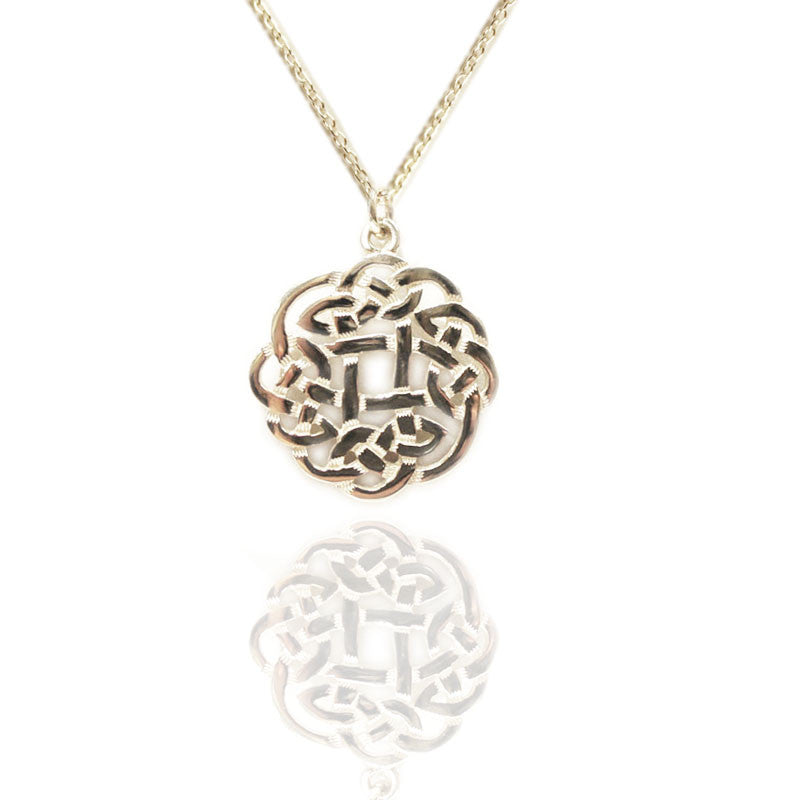 Celtic Knot Work Line of Life Silver Pendant Celtic Knot Work Line of Life Silver Pendant