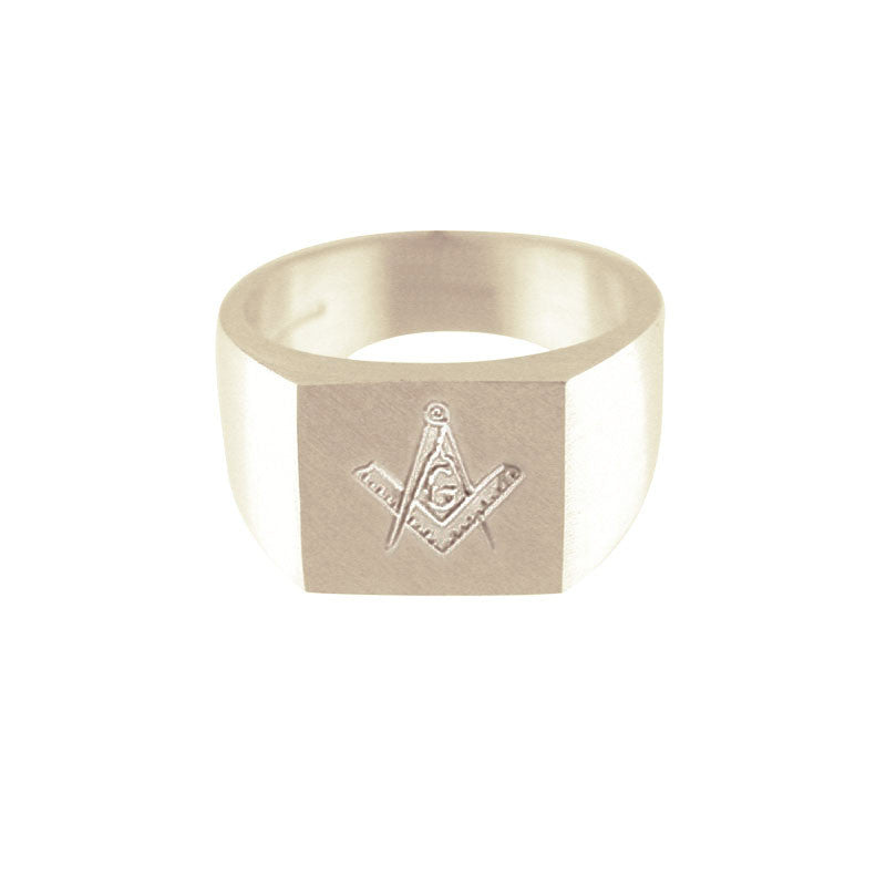 Masonic Ring in Silver