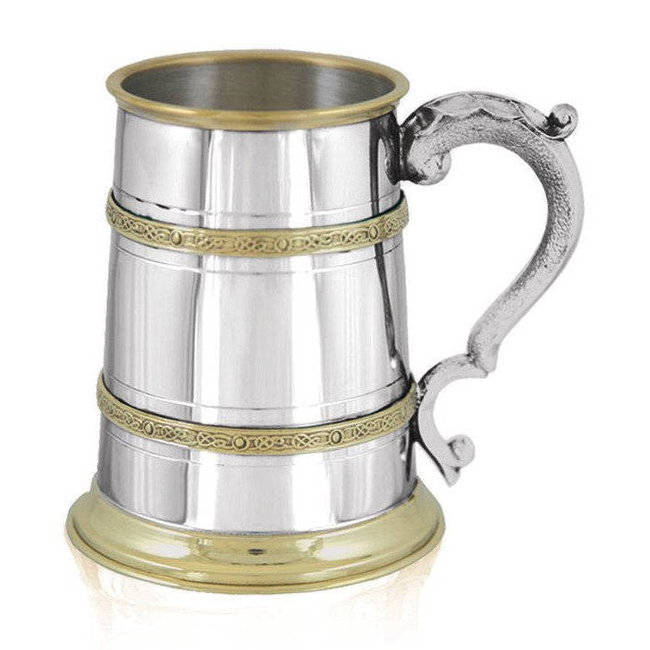 Brass Tankard in Pewter