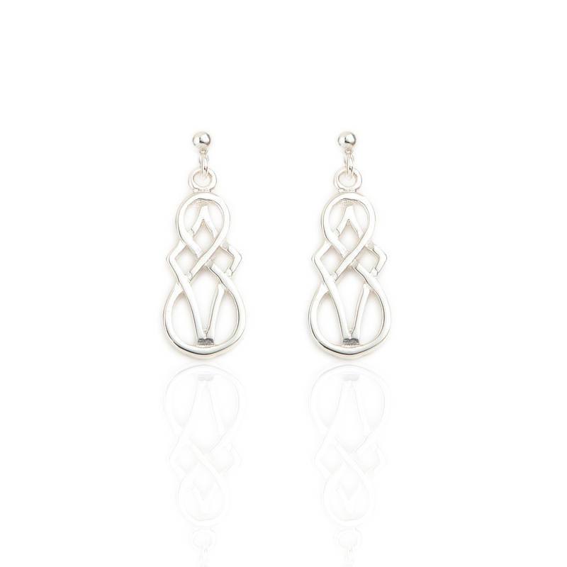 Celtic Design Earrings In Silver Celtic Design Earrings In Silver