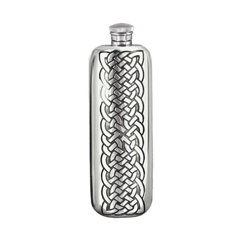 Celtic Hip Flask in Pewter