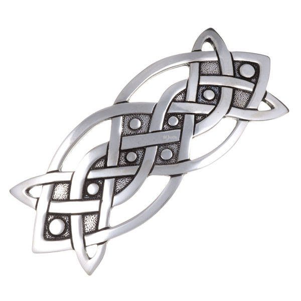 Celtic Knot Hair Slide In Pewter Celtic Knot Hair Slide In Pewter