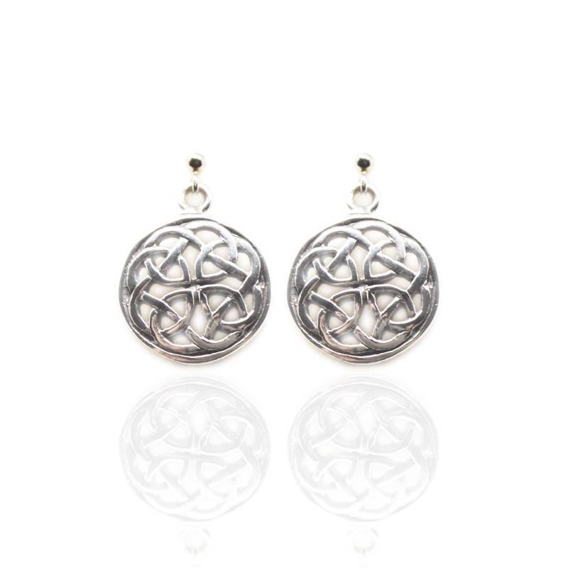 Celtic Knotwork Earrings in Silver Celtic Knotwork Earrings in Silver