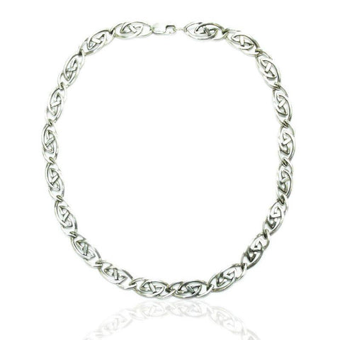 Celtic Links Necklace in Silver