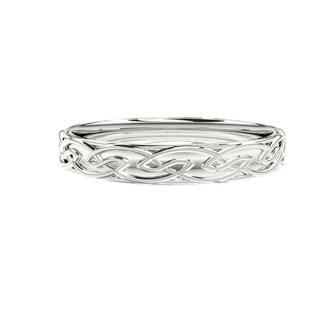 EDINBURGH CELTIC KNOT WORK COMFORT FIT WEDDING RING IN 4 MM EDINBURGH CELTIC KNOT WORK COMFORT FIT WEDDING RING IN 4 MM
