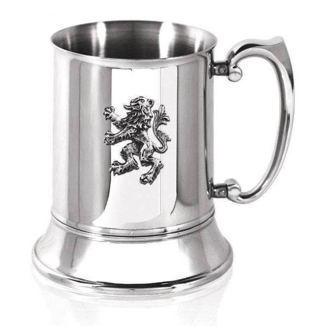 Lion Rampant Tankard in Pewter