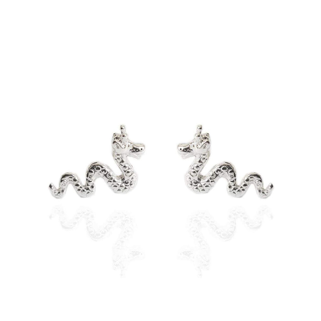 Loch Ness Monster Nessie Stud Earrings