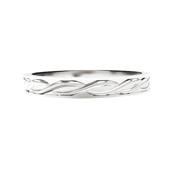 Narrow Celtic Twist Solid Wedding Ring Narrow Celtic Twist Solid Wedding Ring