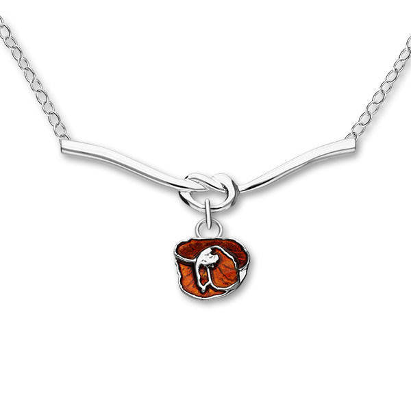 Poppy Necklace In Silver