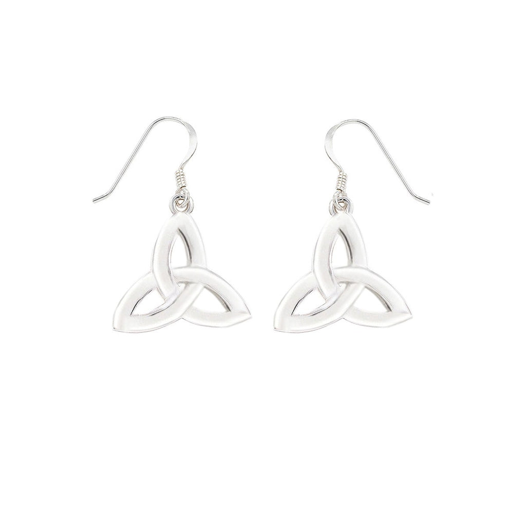 Sterling Silver Trinity Drop Earrings