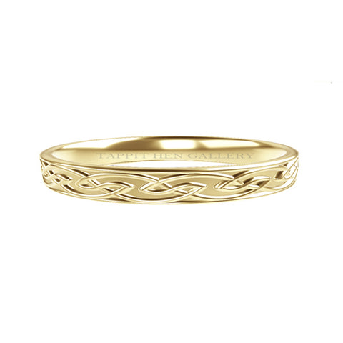 Matching Celtic Knot Rings, Simple Gold Wedding Bands, His Hers Celtic Gold  Rings, Couple Gold Ring Set, White Gold Ring Set, 1814 1815