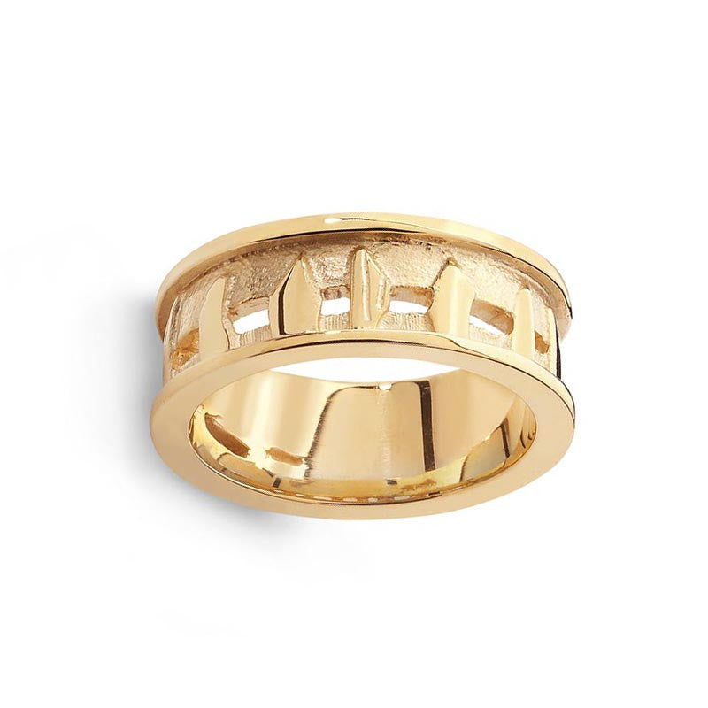 Standing Stones Ring in 9 ct Yellow Gold
