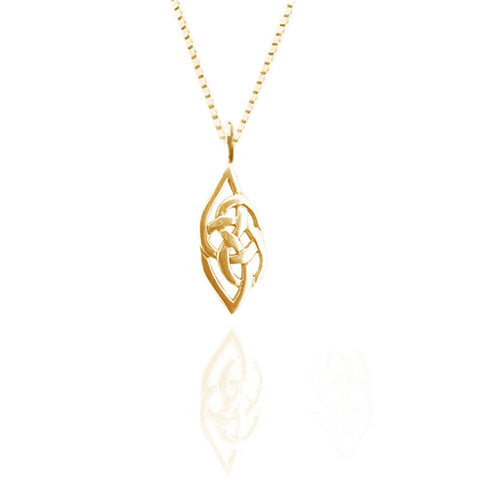 9ct Yellow Gold Celtic Flow Pendant