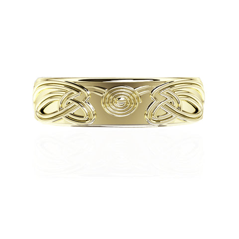 Celtic Spiral Viking Wedding Ring