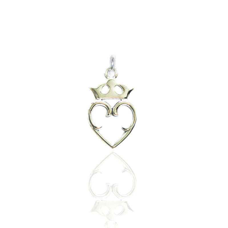 Luckenbooth Traditional Charm in Sterling Silver