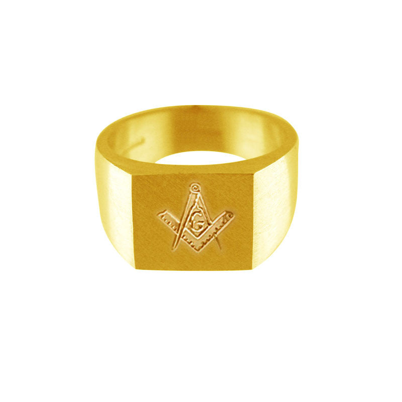 Masonic Ring in Gold – Tappit Hen Gallery Scottish Celtic Jewellers