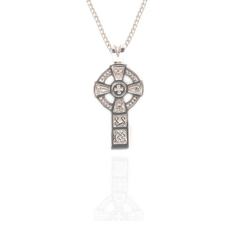 Celtic Cross Pendant In Silver