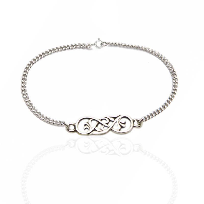 Celtic Interlace Bracelet in Silver