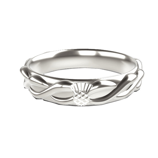 celtic-solid-twist-comfy-fit-thistle-ring-white-gold