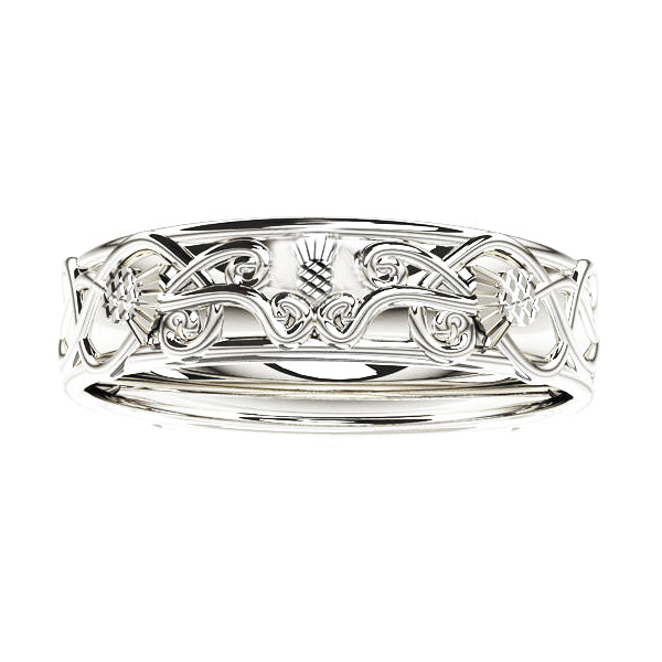 Scotland Ring Scottish Thistle Edinburgh Celtic Ring – Tappit Hen Gallery Scottish ...