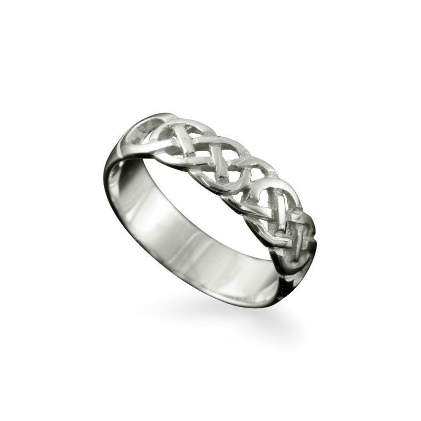 Havra Celtic Knotwork Ring Sterling Silver