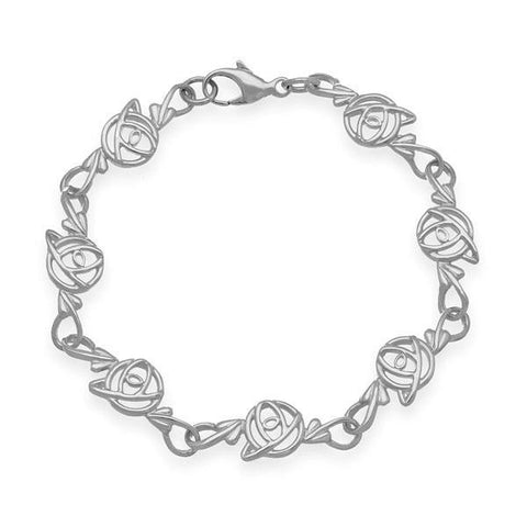 Rennie Mackintosh Art Nouveau Bracelet in Silver