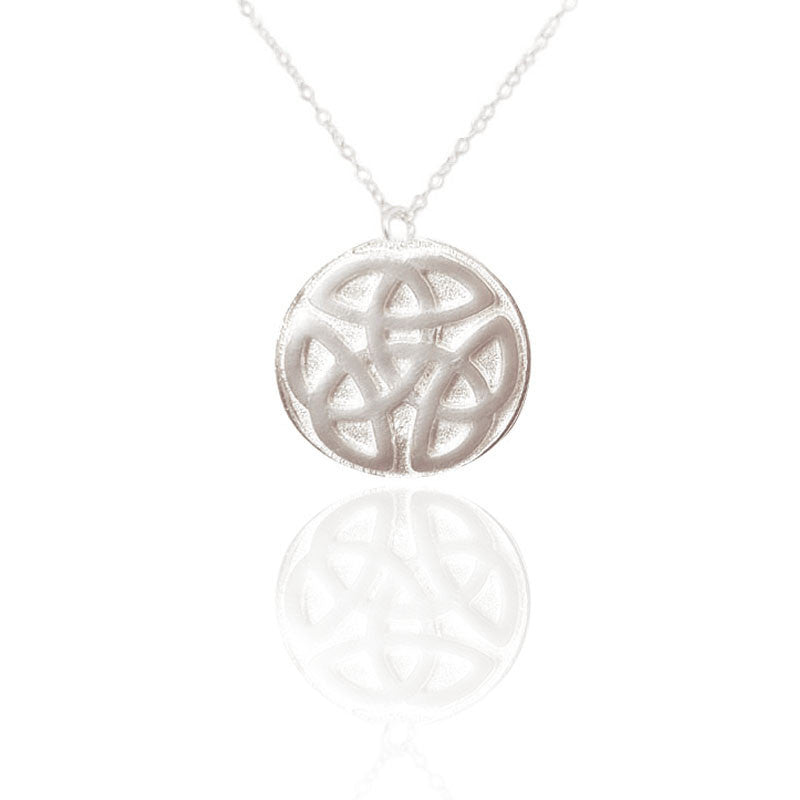 Celtic Knot work Solid Round Necklace