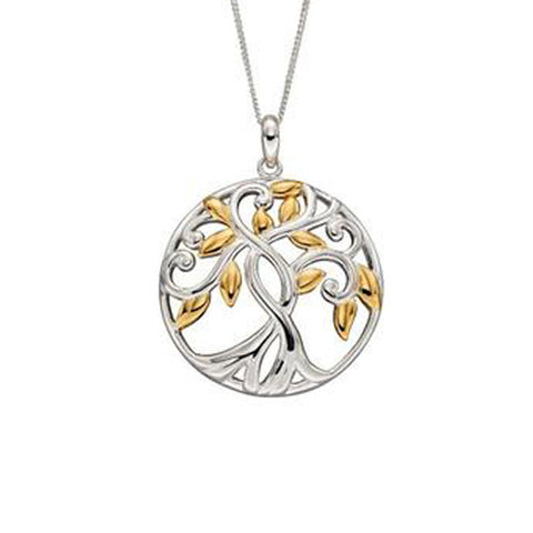 Majestic Tree of life Necklace in Silver